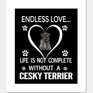 Cesky Terrier Lovers Posters and Art